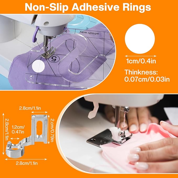 14 PCs Free Motion Quilting Template Set Includes 11 Quilting Templates 3mm - Image 3