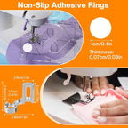 14 PCs Free Motion Quilting Template Set Includes 11 Quilting Templates 3mm - Image 3