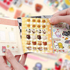 Tmtains 30 Sheets Kawaii Japanese Sticker Book Manga Books Style Writable Note - Image 5
