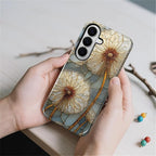 for Samsung Galaxy S26 Case, Dandelion Stained Glass Pattern Glossy 2 in 1 - Image 7