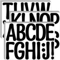 Bemeol 30 Sheets Large Letter Stickers 4 Inch Alphabet Letter Stickers Self by Bemeol