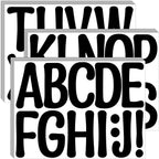 Bemeol 30 Sheets Large Letter Stickers 4 Inch Alphabet Letter Stickers Self by Bemeol