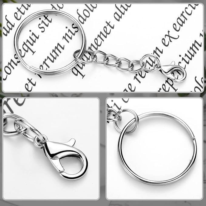 Sasylvia 100 Pcs Keychain Rings - Image 4