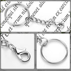 Sasylvia 100 Pcs Keychain Rings - Image 4