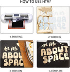 FUNKAKA Heat Transfer Vinyl Soft Gold HTV Rolls - Image 3