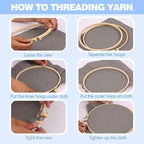 RUIQLXHANG Punch Needle Kits for Beginners, Cute Cartoon Highland Cow - Image 2
