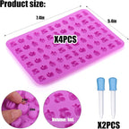 Palksky 4PCS Fruit Snack Molds Silicone, Gummy Molds Trays - Image 5