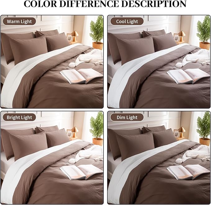 NEXHOME PRO Queen Duvet Cover Set – 100% Certified Organic Cotton - Image 2