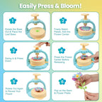 Flower Craft Kit for Kids Ages 4-8 – DIY Fabric Bouquet Toy for Girls and Boys - Image 6