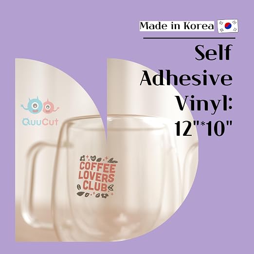 QuuCut SAV Self Adhesive Vinyl Bundle: 25 Pack 12" x 10" Sheets, 15 Assorted - Image 4