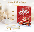 Double-Sided Gold Frames 4X6 Acrylic Sign Holder -6 Pack | Gold Picture Frames - Image 5