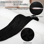 1 MIDDLE ONE Round Body Pillow for Adults, Long Bolster Pillow for Bed - Image 3