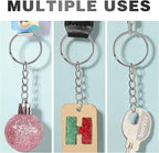 Teenitor 20PCS Key Chain Rings 1 Inch, Key Chain Rings - Image 5