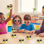 Cinrobiye 24 Set DIY Sunglasses Kit, Color Your Own Sunglasses Craft Activity - Image 4