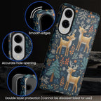 Case for Samsung Galaxy S25 Edge Case, Cute Christmas Reindeer Design Hybrid - Image 5
