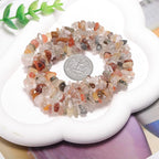 200 Pcs Crystal Chip Beads for Jewelry Making 5-8mm Rutilated Quartz | Natural - Image 7
