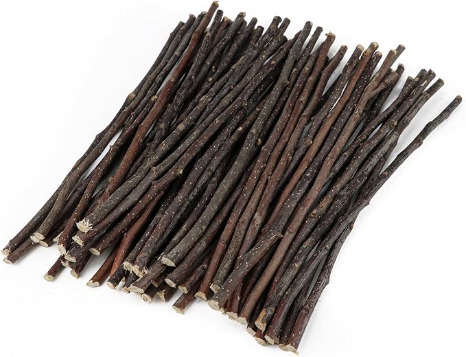 50Pcs Natural Twigs, Driftwood Branches, Unfinished Timber Rods by YOLUFER