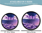 TNSLGHS Moving Sand Art, Wall Mounted Sand Art Liquid Motion, 360°Rotate Moving - Image 3