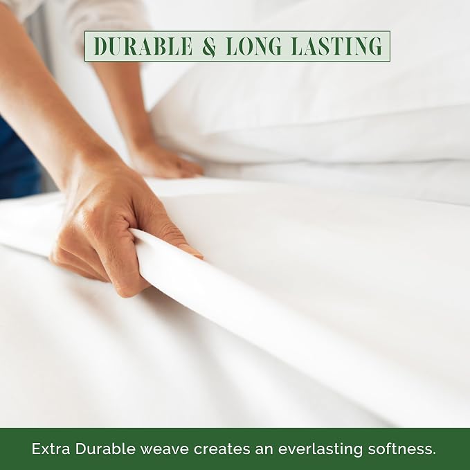 Luxury Flat Sheet on Amazon Elegant Comfort Wrinkle-Free 1500 Premier Hotel - Image 5