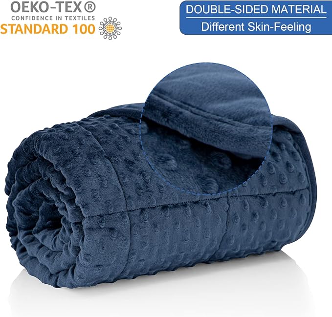 Huloo Sleep Weighted Blanket Twin 12lbs - Image 2
