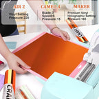 WRAPXPERT Orange Chrome Vinyl, Chrome Mirror Metallic No Bubble 12" x5ft - Image 4