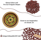 Youway Style Brown Glass Mosaic Tiles - Image 7