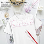 5Pack Tshirt Ruler Guide for Vinyl Alignment, T Shirt Rulers to Center Designs - Image 6