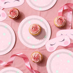 40Pcs Spa Party Decorations Sleepover Plates and Napkins Set - Image 5