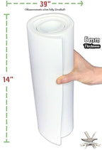 Shape Retention EVA Cosplay Foam 6mm 14x39 inch White or Black High Density EVA - Image 4