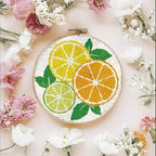 FREEBLOSS Punch Needle Kit Embroidery Punch Needle Starter Craft Set Lemon - Image 7