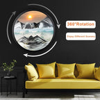 24" Moving Sand Art, 3D Sand Art Pictures Deep Sea Sandscape Living Room - Image 2