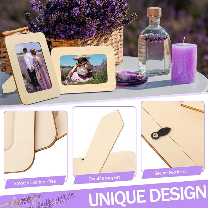 RYKOMO 20 Pack Wooden Picture Frames - Image 3