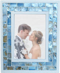 5x7 Mother of Pearl Picture Frame Beach, Tabletop or Wall Photo Frame by GIFTME5