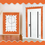 70Ft Shine Orange Bulletin Board Borders，Scalloped Poster Boards Decorations - Image 6