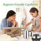 SAEUYVB Candle Making Kit with Wax Melter, Natural Candle Wax - Image 6