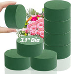 6 Pcs Round Floral Foam Blocks, Artificial Fresh Flower Plant Arrangements Foam by Xilanhhaa