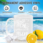 IModeur Glossy White Permanent Vinyl, Adhesive Vinyl for - Image 4