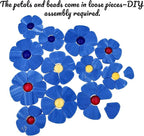 Esweny 12 Flower Stained Glass Mosaic Tiles - Image 2