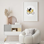 Louise Maelys Cat Bicycle Embroidery Kit - Image 7