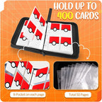 Card Binder 4 Pocket, Trading Card Holder Fits 400 Cards - Image 4