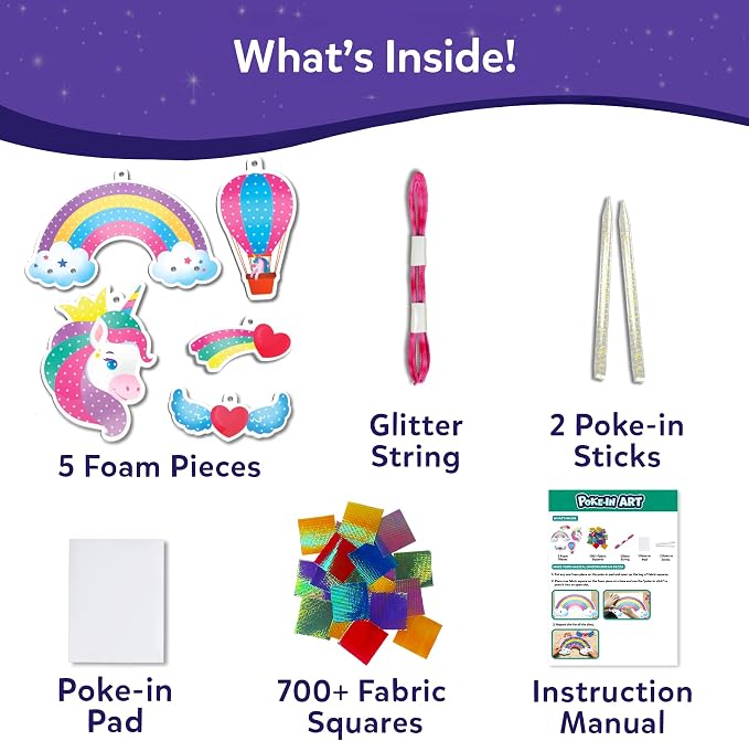 Skillmatics Poke-in Art – Magical Unicorn Dream Decor, DIY Wood Craft Kit | 5 - Image 4