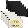 Legigo Blank Canvas Bag Zipper Pouch Makeup Bags Bulk by Legigo