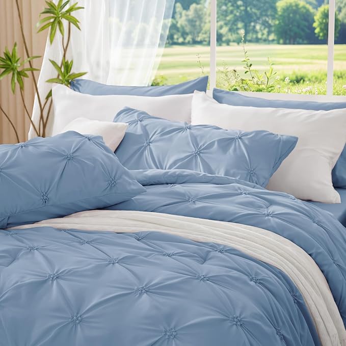 BEDELITE Cornflower Blue Queen Comforter Set - Image 6
