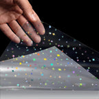 36 Sheets Holographic Sticker Paper Transparent Holographic Laminate Sheets | - Image 3