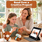 Faircosy Learn to Crochet Beginner Kit: All in One Highland Cow Crochet DIY Kit - Image 7