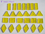 Large Transparent Textured Glass Tiles - Image 3