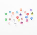 100pcs Football Polymer Clay Spacer Beads - Image 3