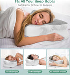 DONAMA Cervical Pillow for Sleeping, Contour Memory Foam Pillow for Neck and - Image 6