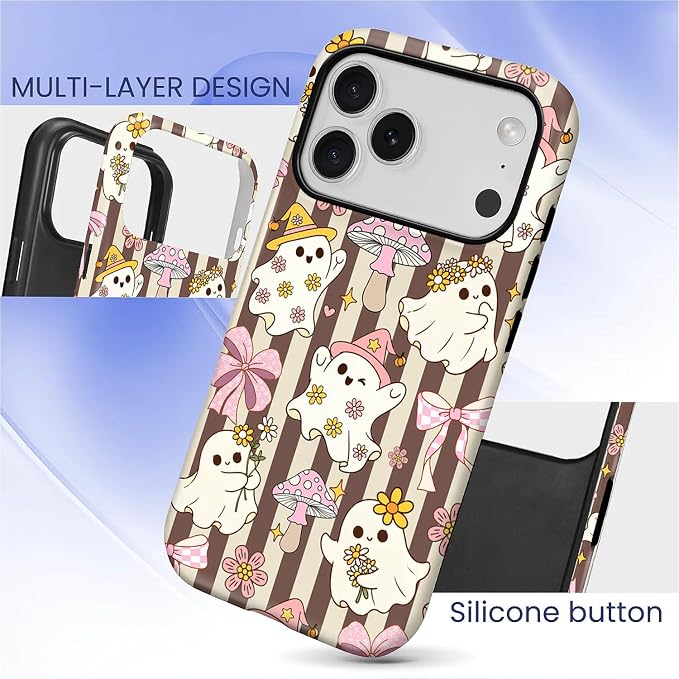 Case for iPhone 17 Pro Max, Scratch Resistant Hybrid Double Layer Hard - Image 3
