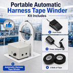 Electric Wire Tape Wrapping Machine, Portable Automatic Harness Tape Winder - Image 7